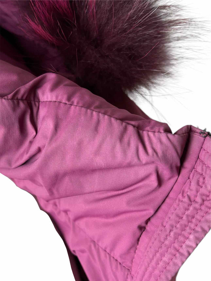 Mackage Size XS Quilted Down Filled Fur Trim Hooded Jacket