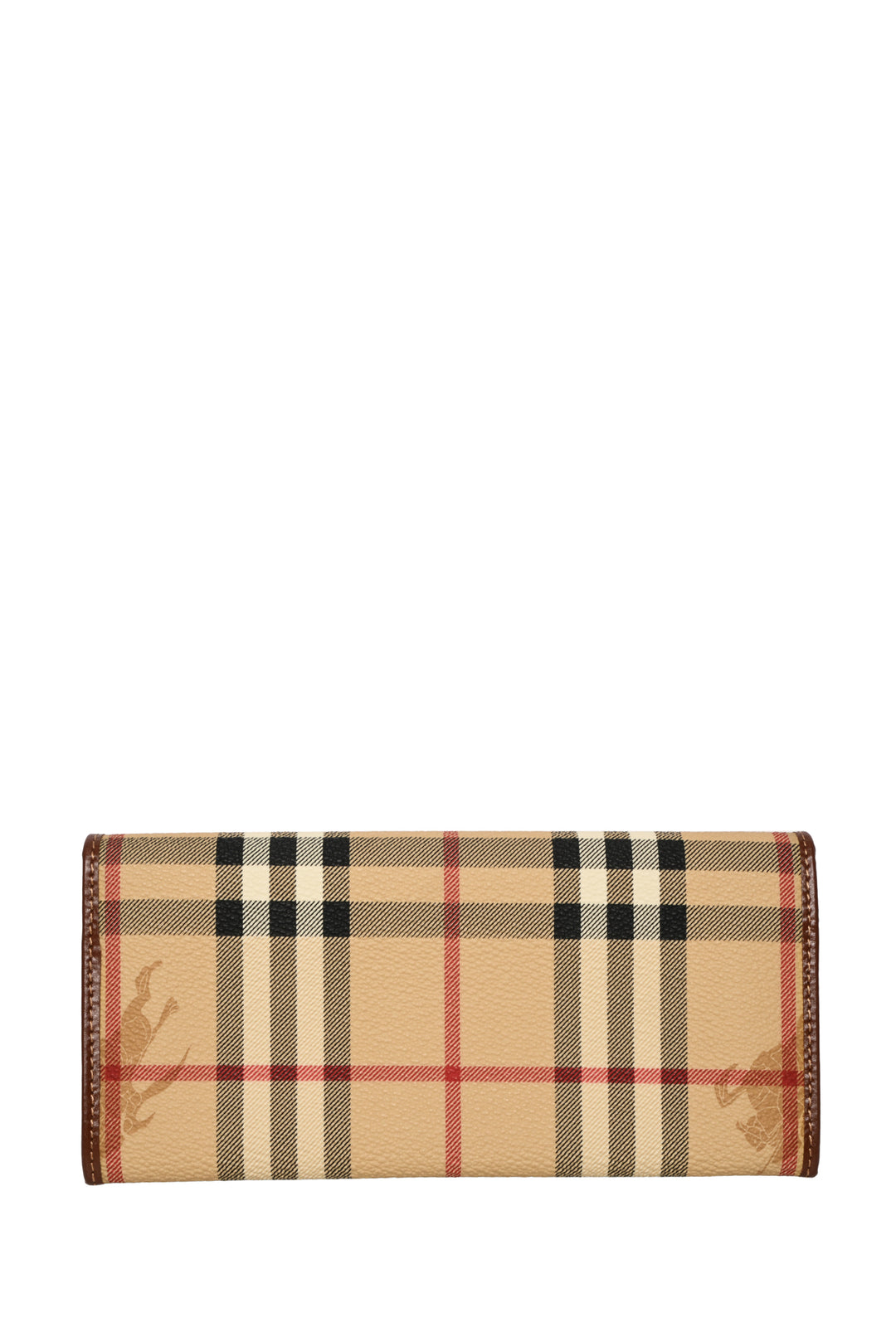 Burberry Coated Canvas Check Wallet