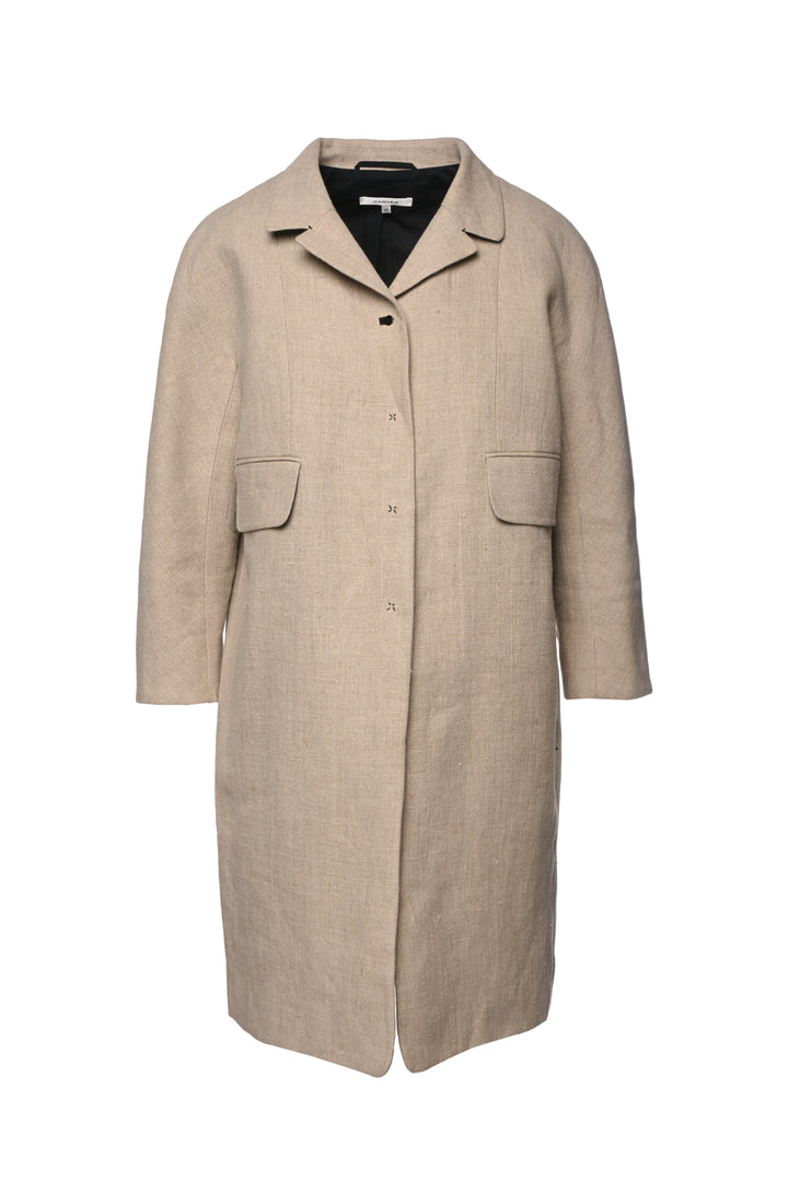 Carven Size XXS/XS Linen Snap Coat