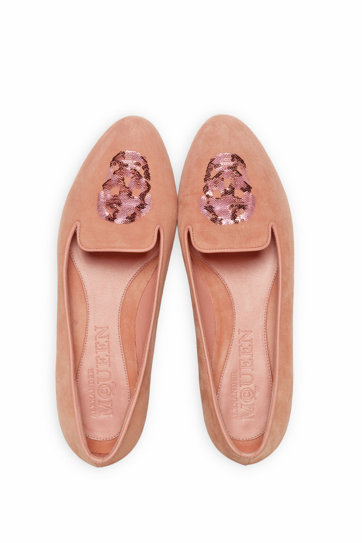 Alexander Mcqueen Size 37 Skull Embellished Flats