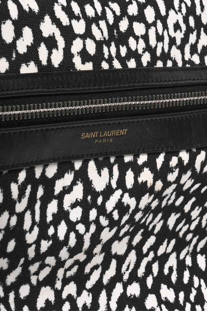 Saint Laurent Canvas City BackPack