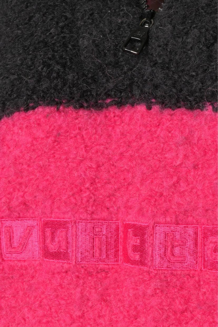 Louis Vuitton Size M Wool/Alpaca Blend Logo Front Half Zip Sweater