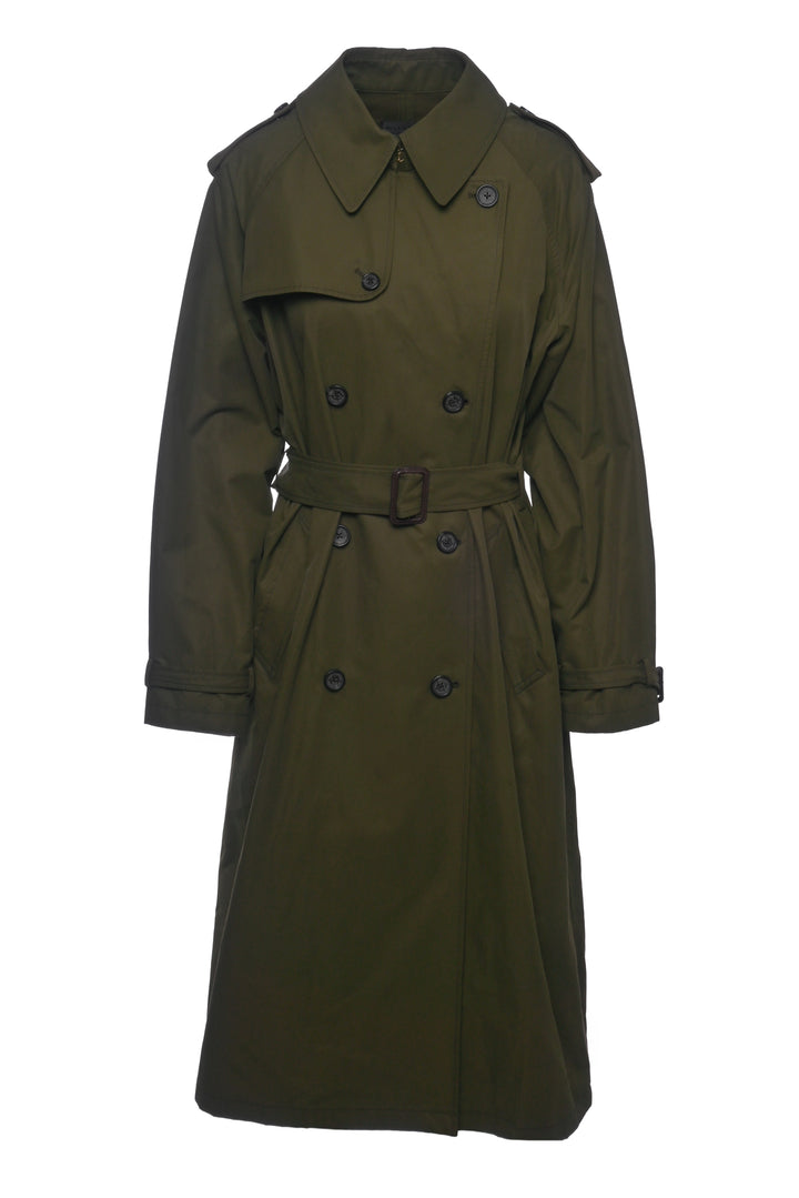 Nili Lotan Size L Tanner Cotton Blend Trench Coat