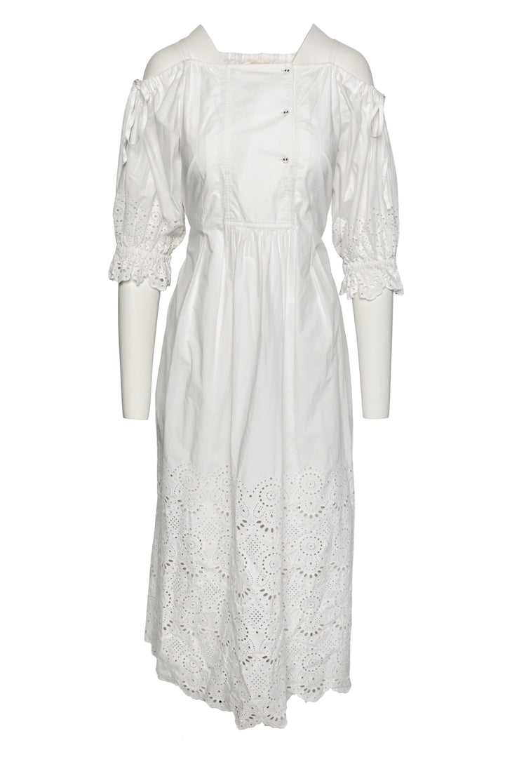 Ulla Johnson Size 4 Narcisa Eyelet Maxi Dress