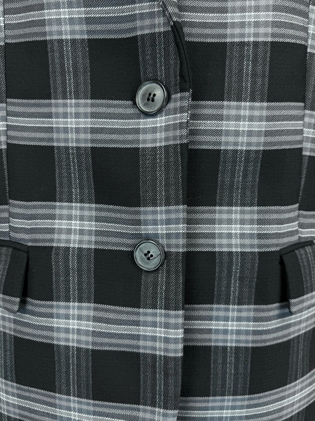 Michael Kors Collection Size 8 Wool Plaid Blazer