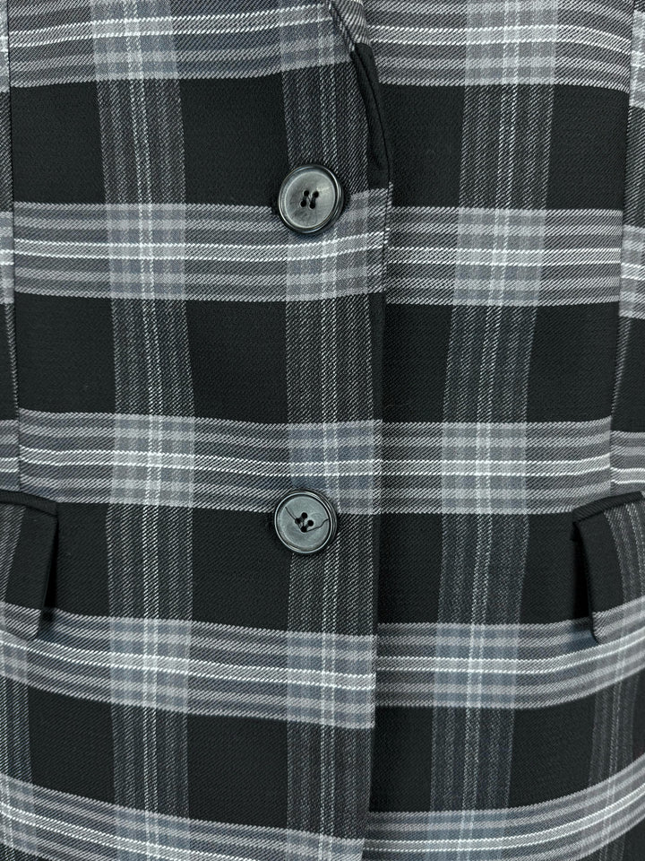 Michael Kors Collection Size 8 Wool Plaid Blazer