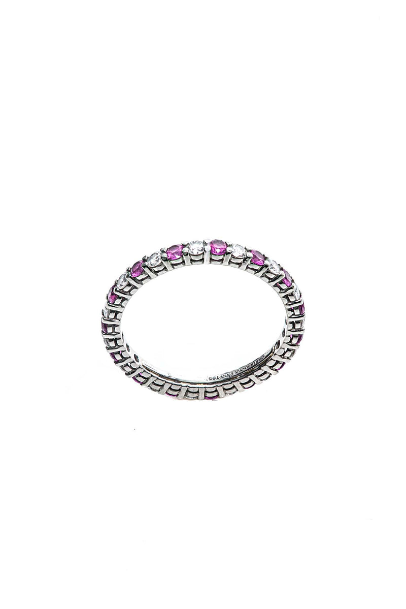 Tiffany Pink Sapphire & Diamond Ring
