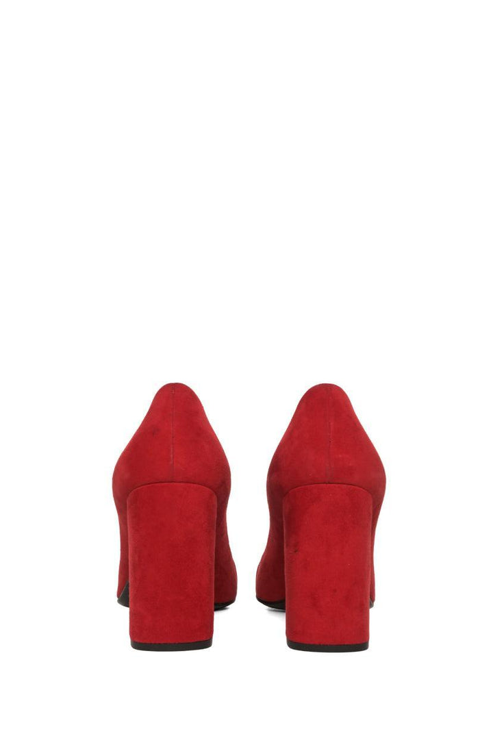 Prada Size 40 Suede Buckle Detail Pumps