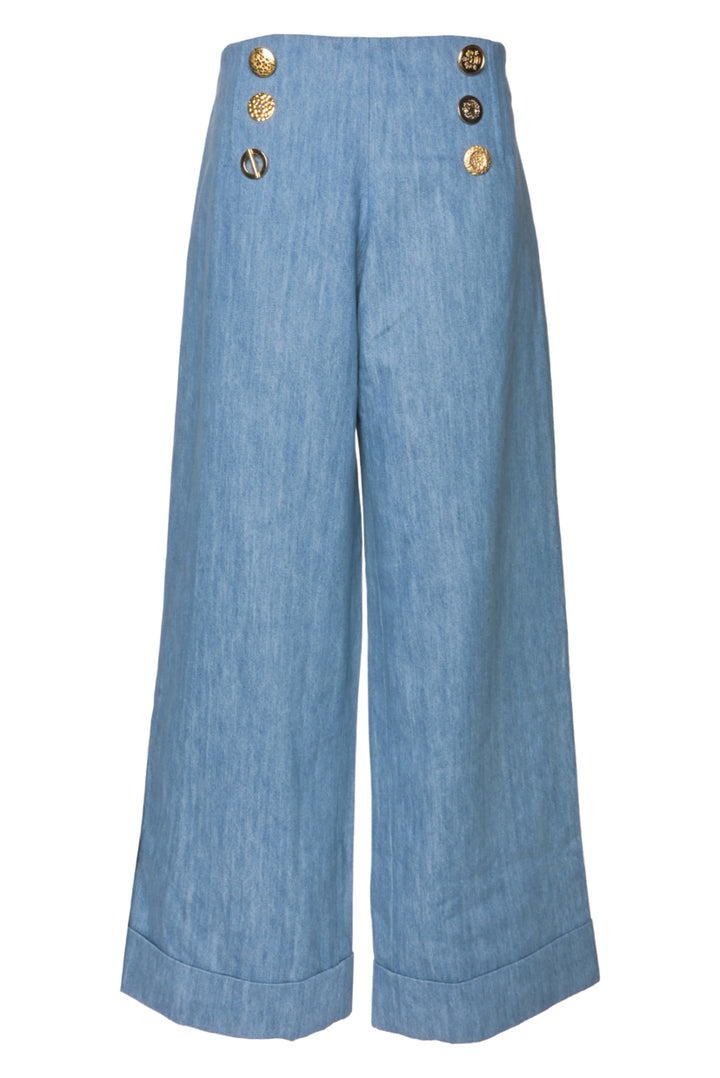 Francoise Size 36 Exclusive Bijou Cotton Pants