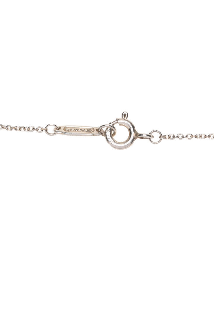 Tiffany & Co Blue Enamel Box Charm Pendant Necklace