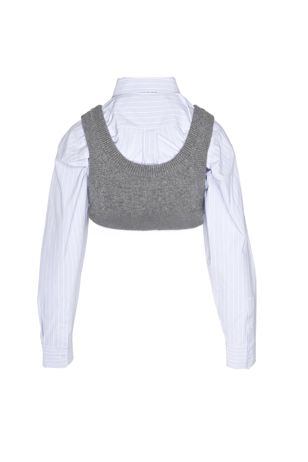 T Alexander Wang Size S Cropped Bi-Layered Shirt
