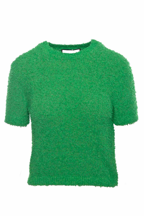 Gucci Fine Mix Cotton Garden Green Size S T-Shirt