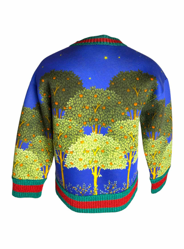Gucci Size XS Night Garden Print Sweatshirt