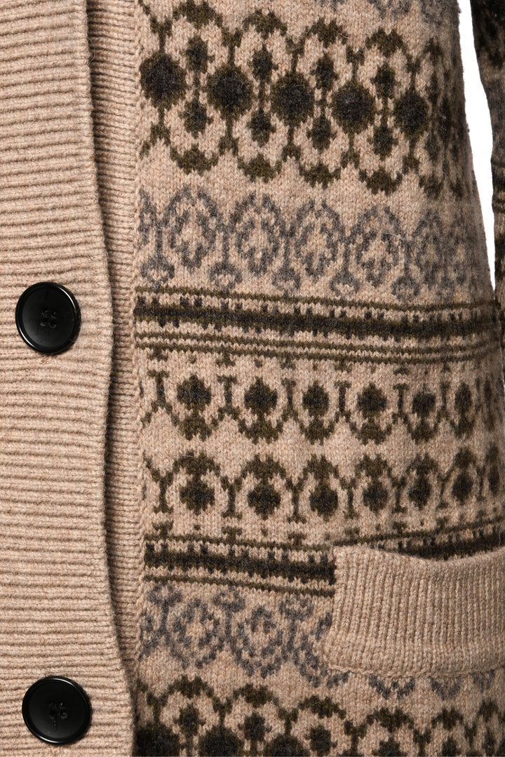 Isabel Marant Etoile Size 34 Lerry Fair Isle Wool Cardigan