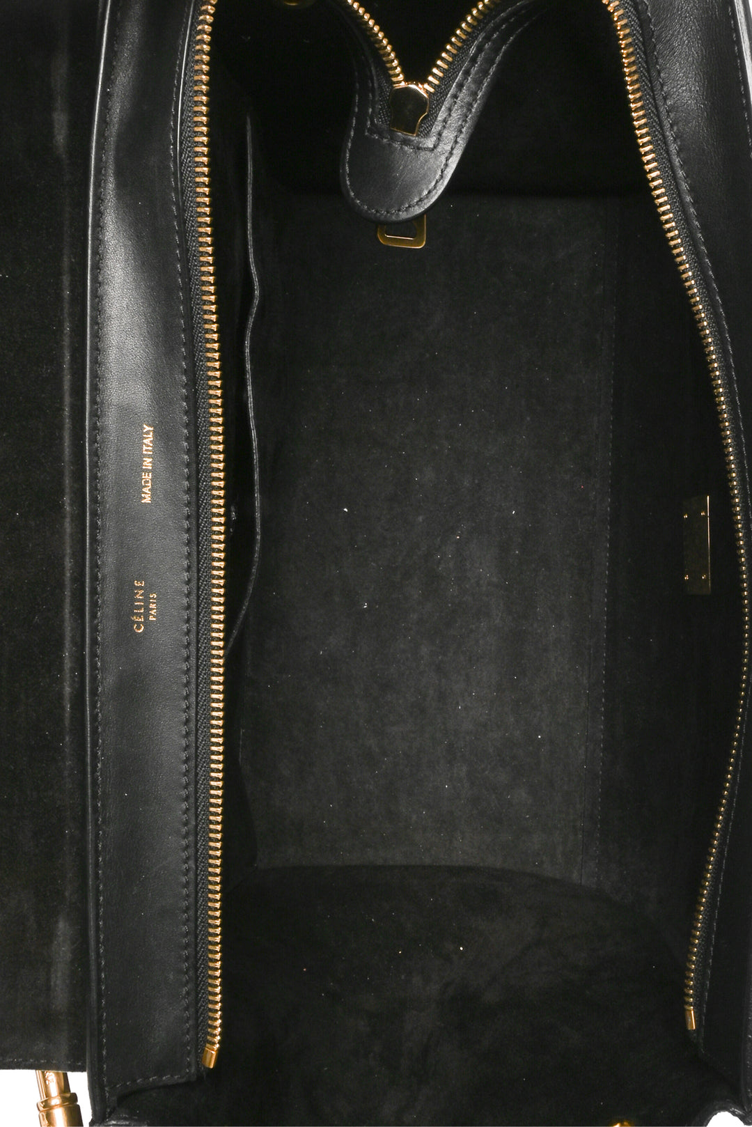 Celine 2012 Suede & Leather Medium Trapeze Purse