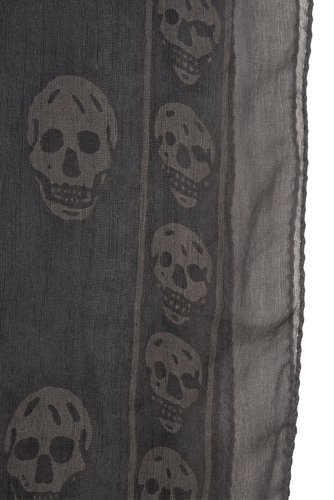 Alexander Mcqueen Classic Silk Skull Scarf
