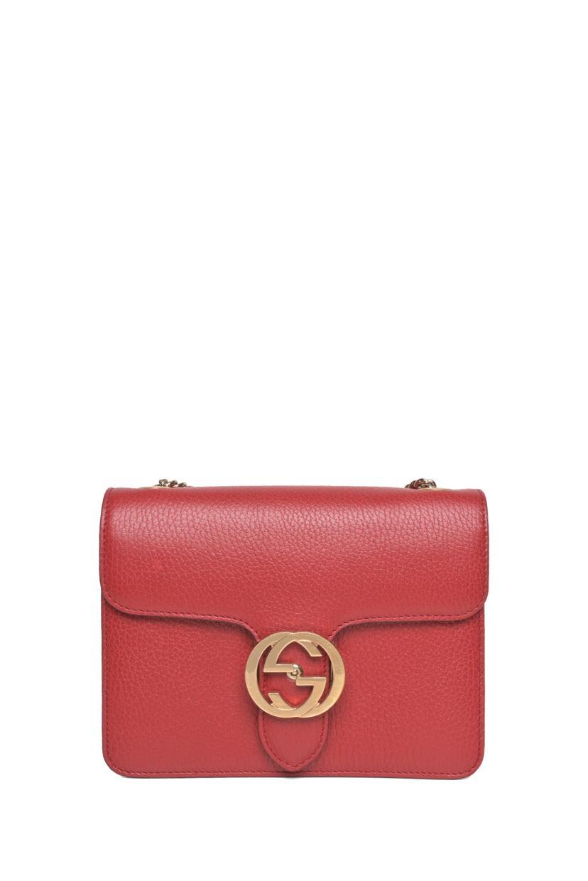 Gucci Small Dollar Calfskin Interlocking G Crossbody