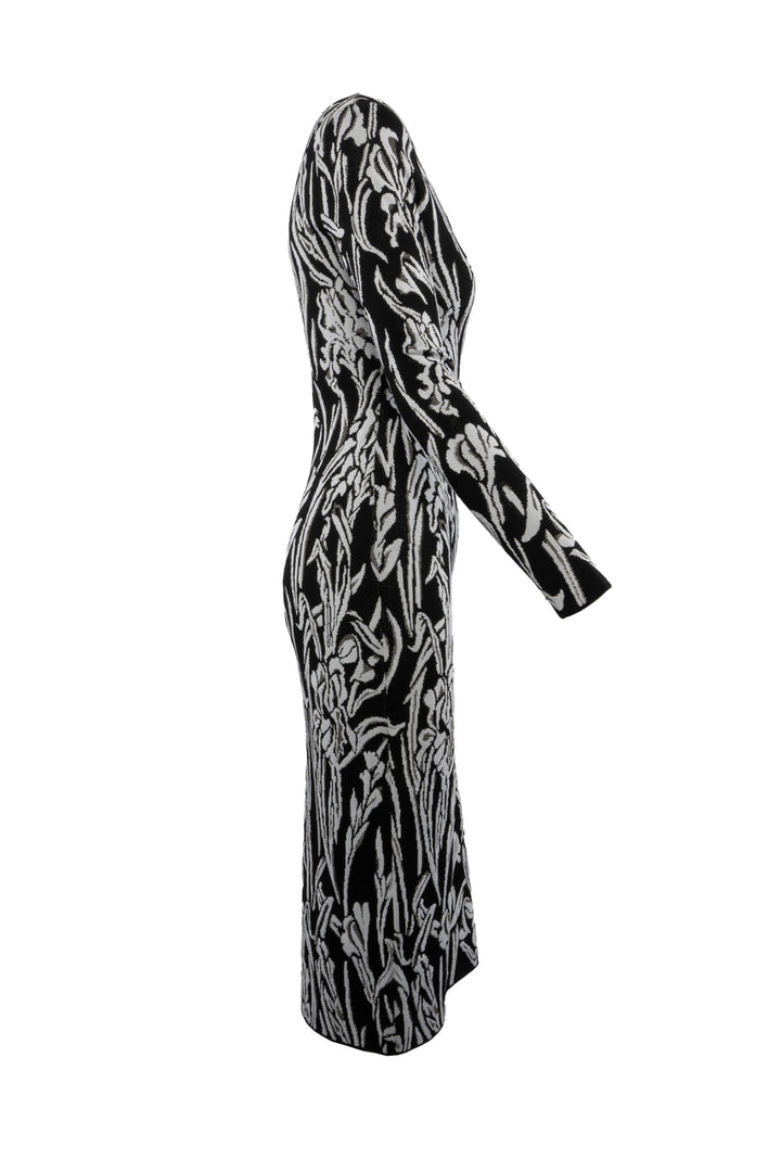 Givenchy Iris Jacquard Size S Midi Dress