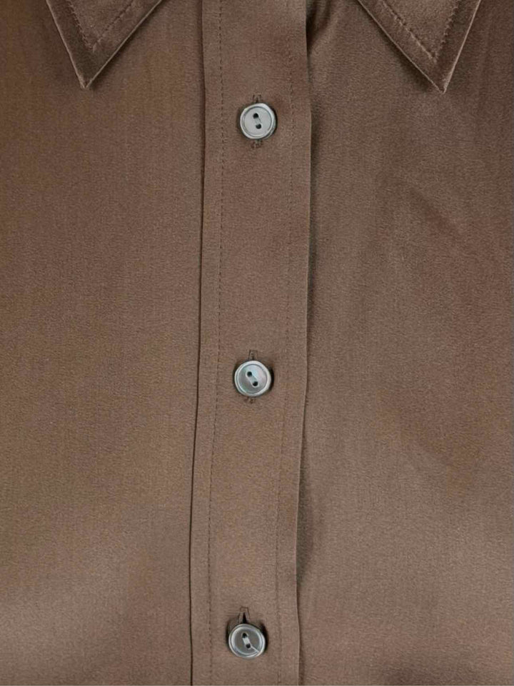 Ramy Brook Size M Victoria Silk Button Down Midi Dress