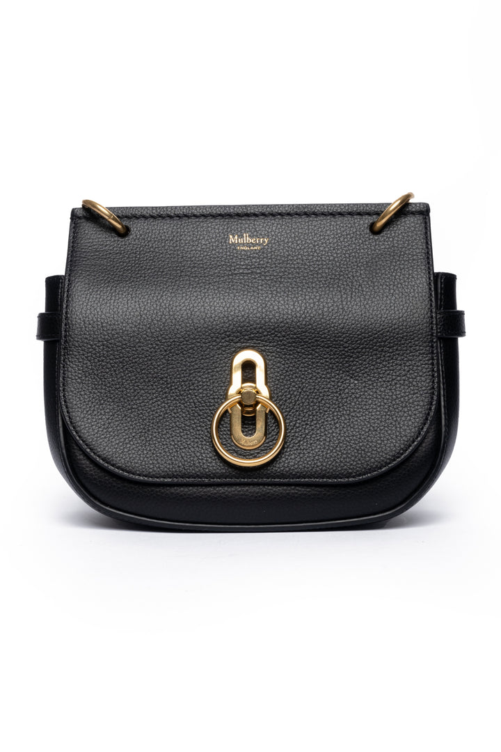 Mulberry Small Grained Leather Amberley Crossbody Satchel