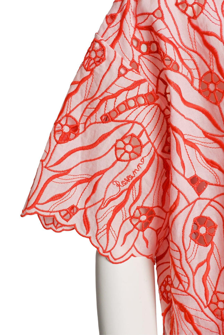 Roseanna Size S/M Floral Eyelet Shirt & Pant Set