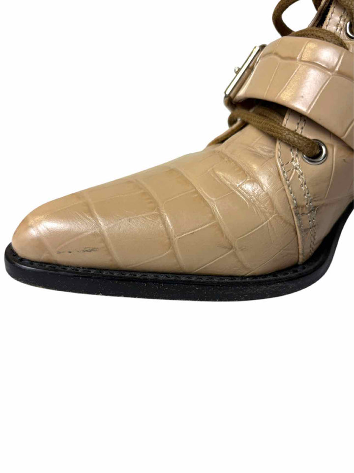 Chloe Size 38.5 Rylee Leather Lace Up Boots