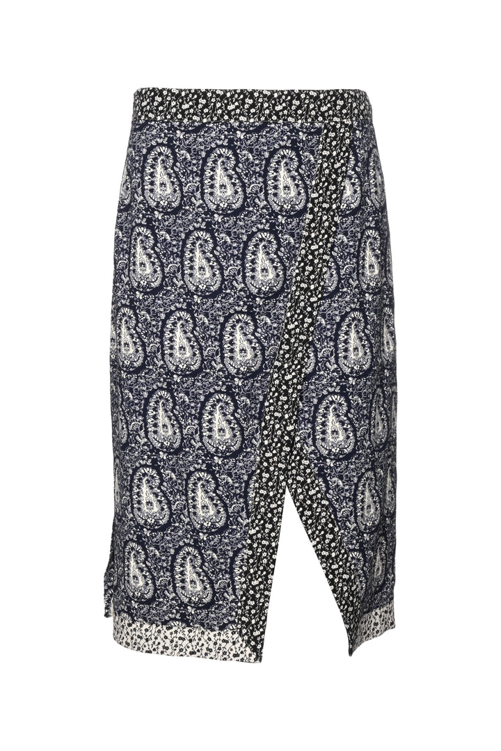 Altuzarra Jude Paisley Stretch Crepe Skirt