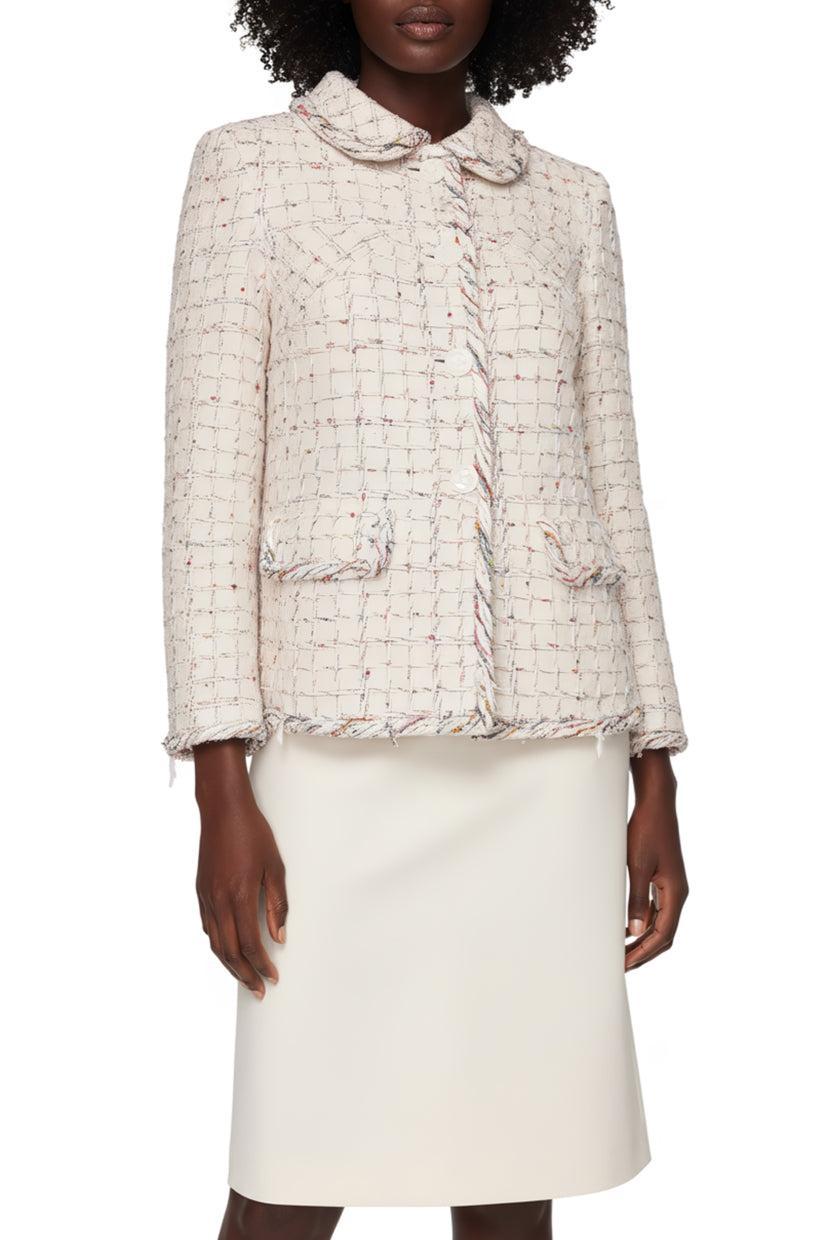 Chanel Size 36 Multi-Coloured Fantasy Tweed Jacket