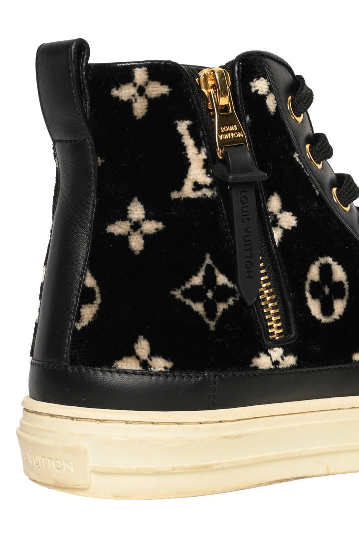 Louis Vuitton Size 36 Velvet Monogram Stellar Sneaker