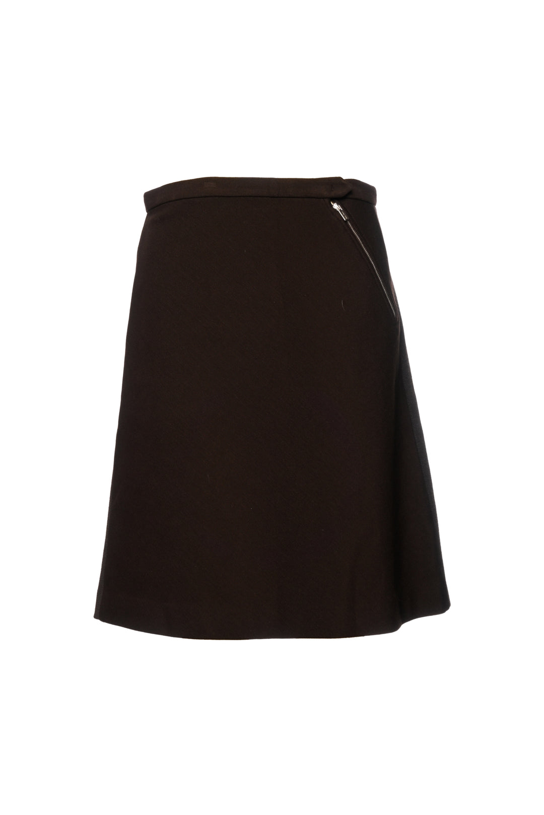 Miu Miu Size XS 2025 Logo Flared Knit Mini Skirt