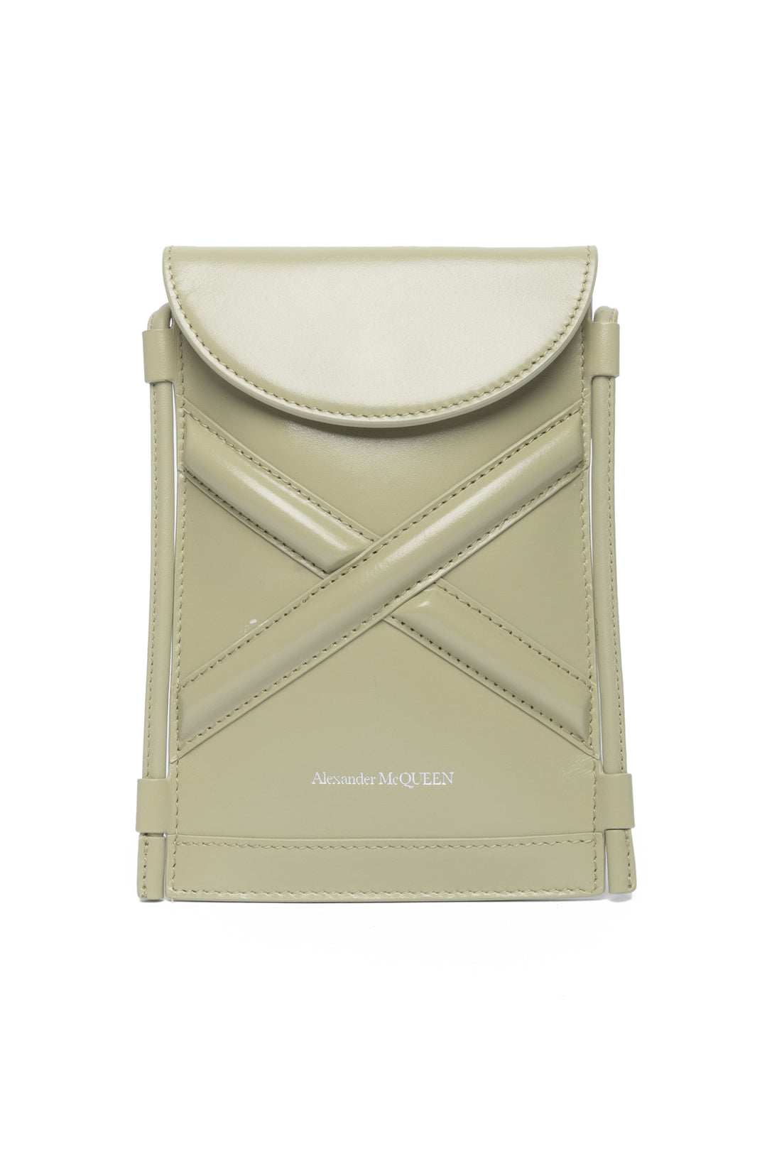 Alexander Mcqueen Curve Micro Calfskin Crossbody