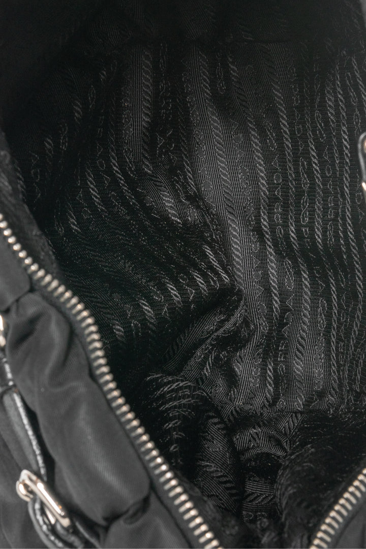 Prada Quilted Nylon Hobo