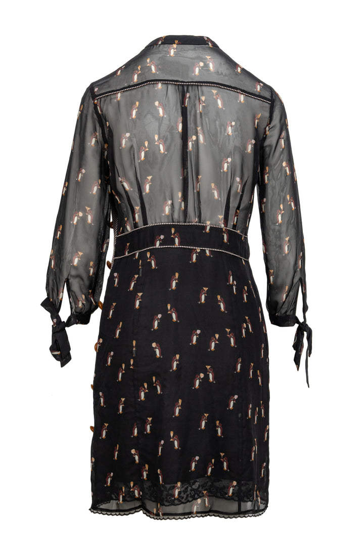 Coach Size 4 Penguin Print Dress