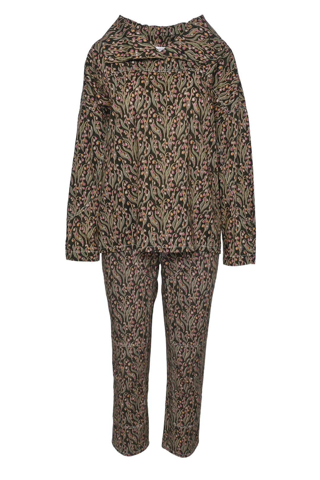 Roseanna Size 38 Floral Pattern Top & Pant Set