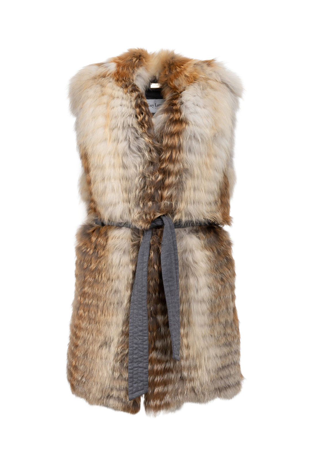 Guy Laroche Size 40 Fur Long Vest