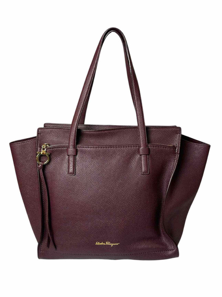 Ferragamo Amy Leather Tote  Purse
