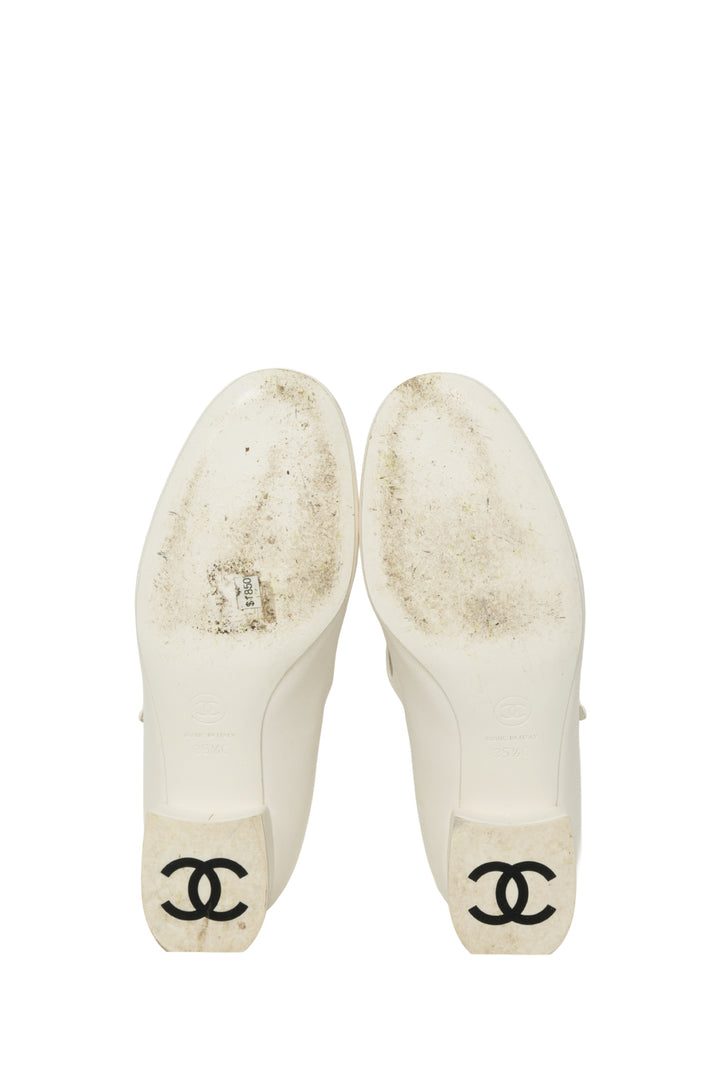 Chanel Size 35.5 Back Logo Mary Jane Pumps