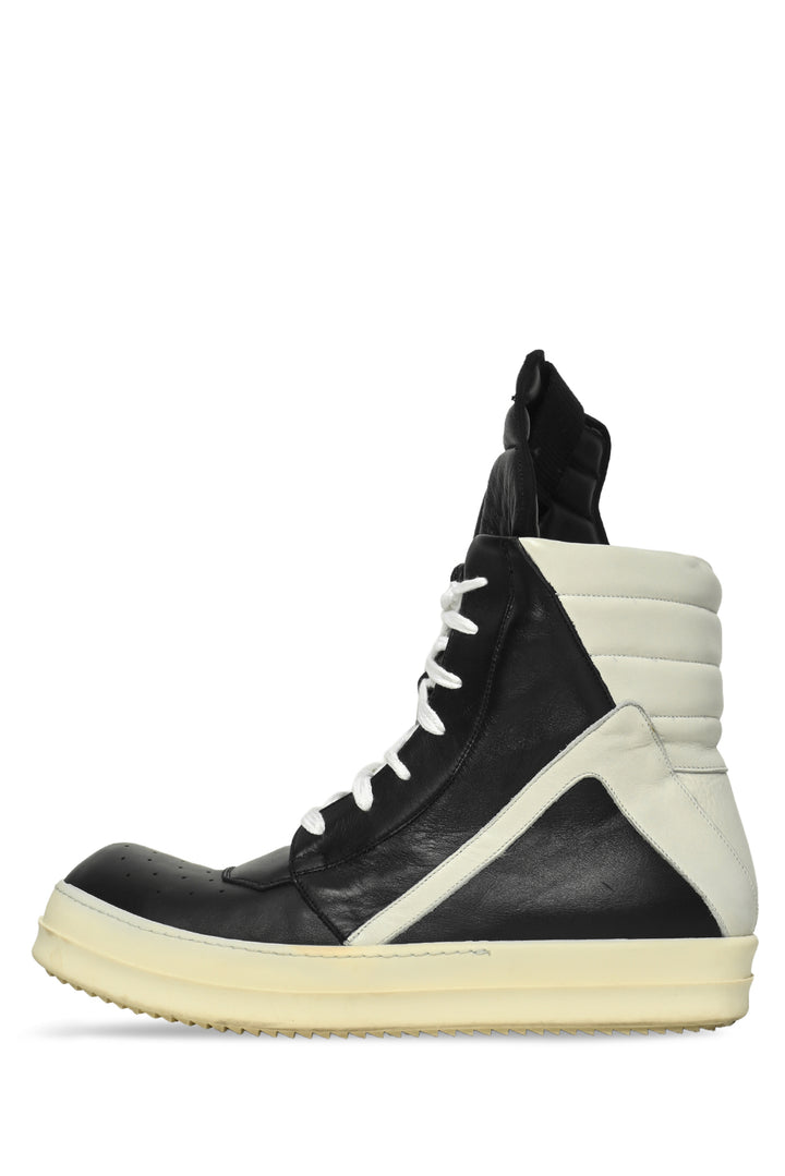 Mens Shoe Size 41.5 Rick Owens Men's Plinth Geobasket Leather High Top Sneakers