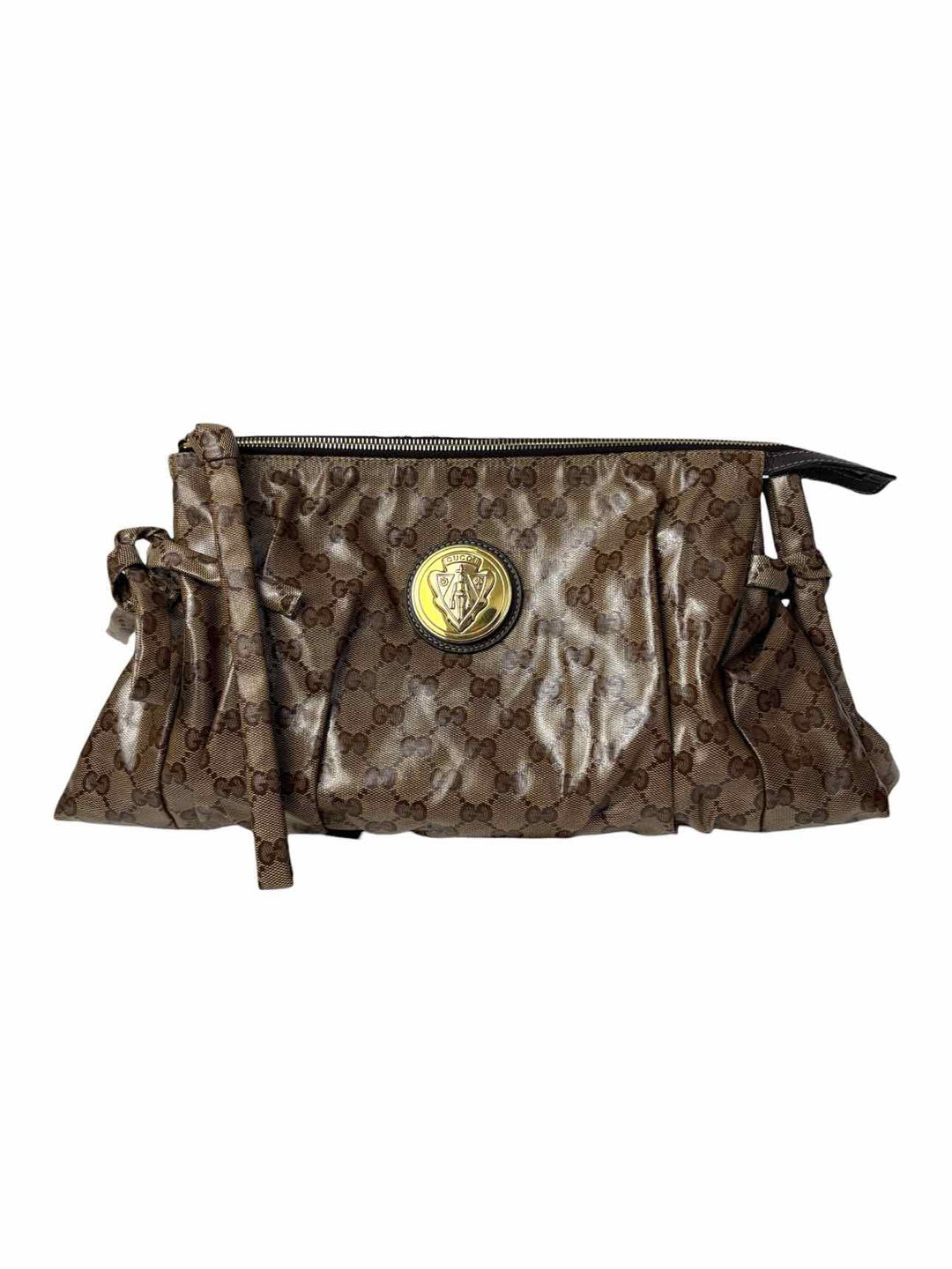 Gucci Hysteria GG Monogram Coated Canvas Clutch