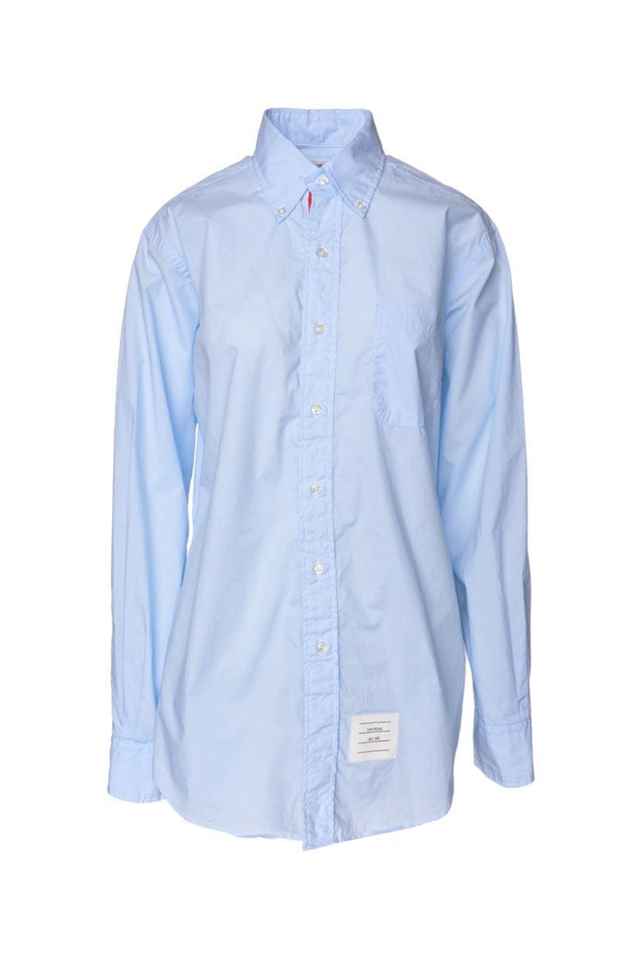 Thom Browne Size 4 Men's Cotton Button Down Shirt Long Sleeve