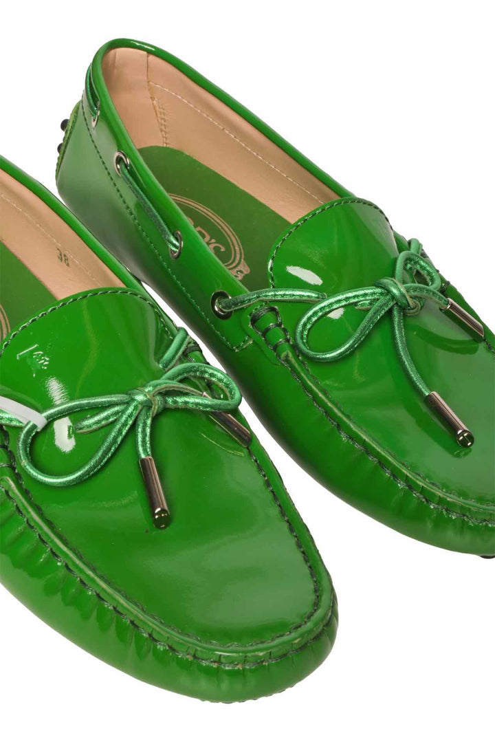 Tod's Size 38 Patent Leather Gommino Loafers