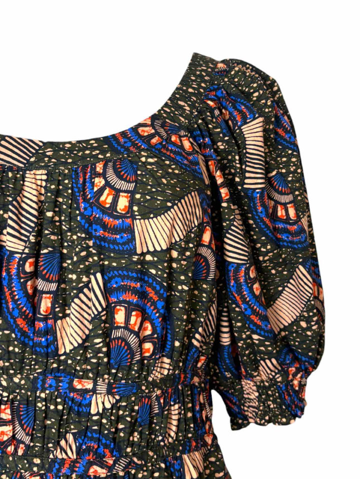 Ulla Johnson Size 10 Printed Cotton  Dress