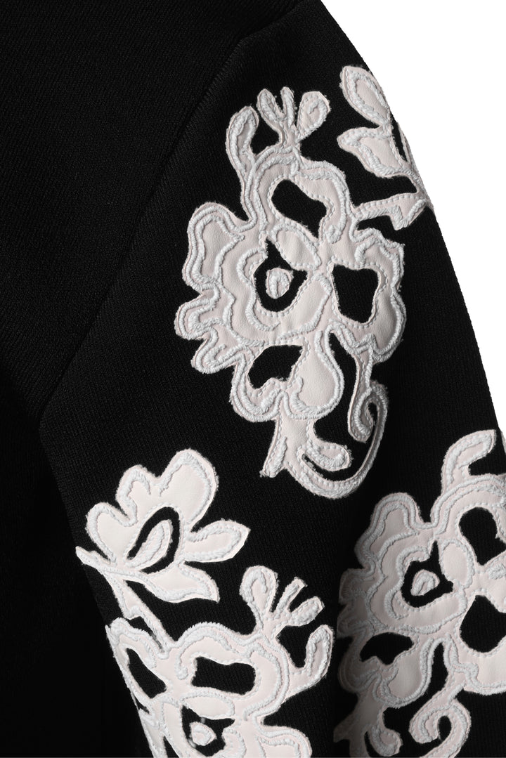 Louis Vuitton Size M Embroidered Sleeve Mini Dress