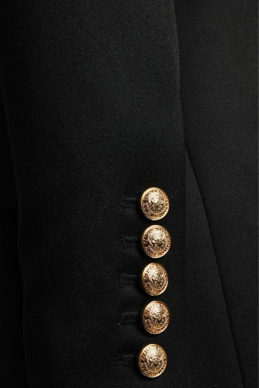 Balmain Size 34 Single Breasted Wool Blazer