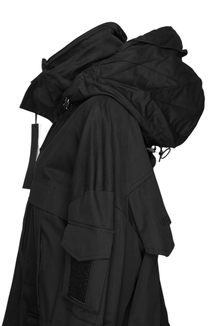 Juun.J Size 48 Men's Embroidered Multi Pocket Coat