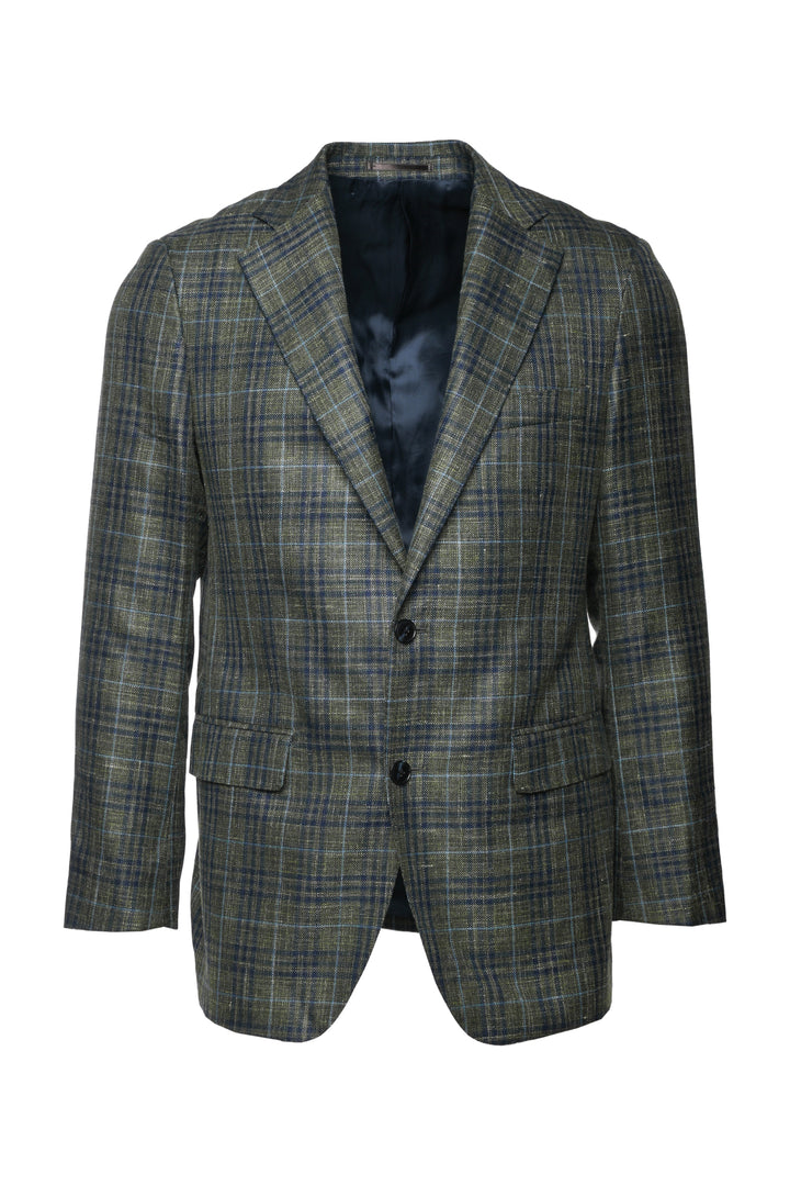 Atelier Munro Size 40 Men's Check Print Blazer