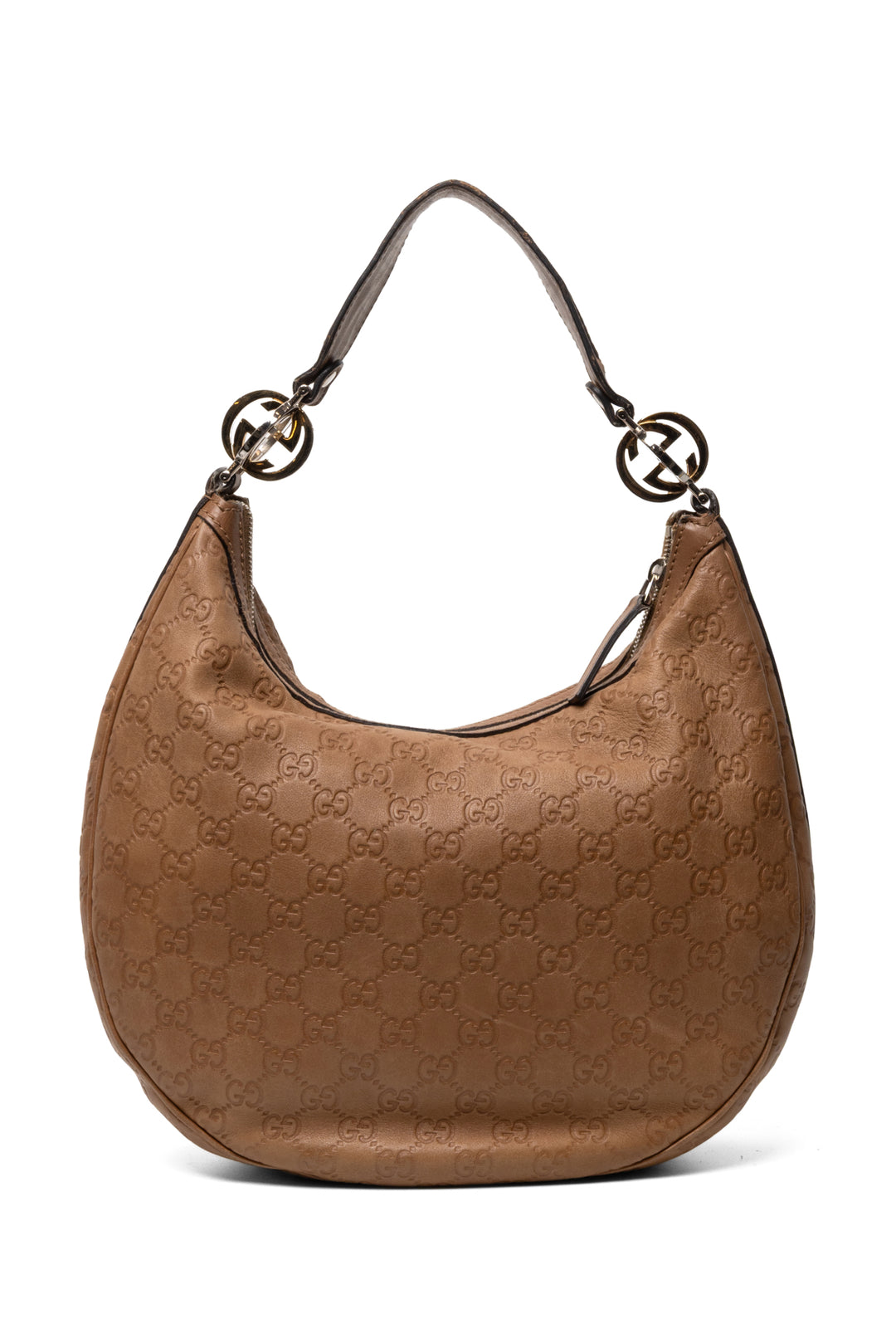 Gucci Guccissima GG Twins Hobo Shoulder Bag
