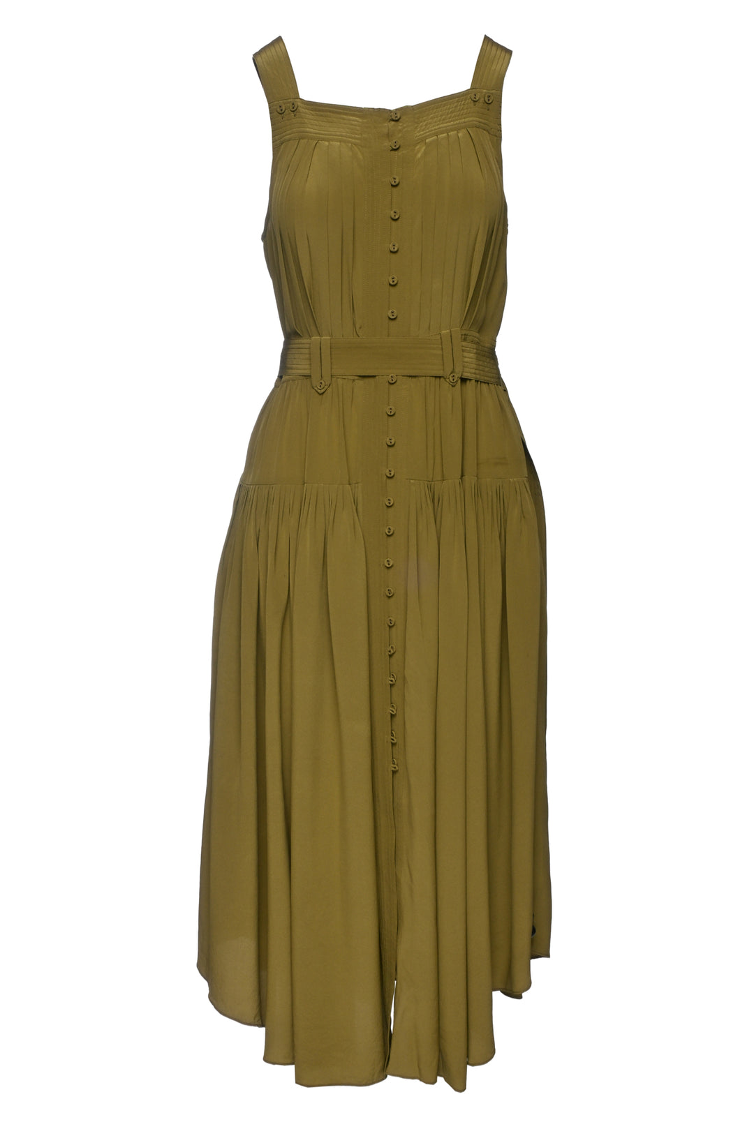 Ulla Johnson Size 6 Dioni Sleeveless Belted Dress
