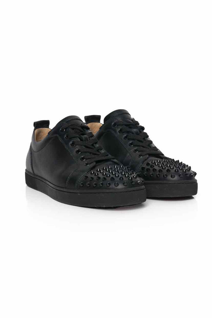 Mens Shoe Size 43 Christian Louboutin Men's Louis Junior Spikes Sneakers