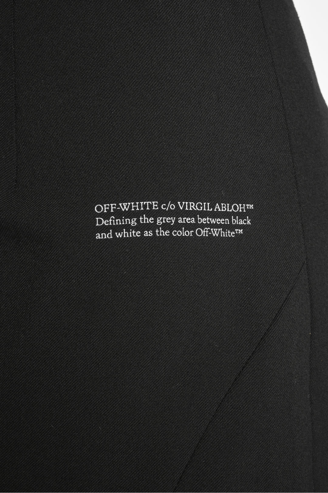 Off White Size 36 Side Slit Mini Skirt